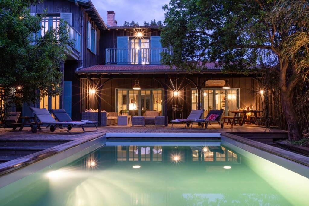 Lège-Cap-Ferret La Villa Du Phare - 240 M² Avec 5 Chambres Piscine מראה חיצוני תמונה